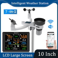 7 In 1 Weather Station Indoor And Outdoor Temperature Humidity flow Direction Ultraviolet air