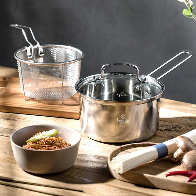 [Vaimar] Weimar Blanche Hidden Chef Ih Noodle Pot 18cm Set of 3 (Pot + Place + Lid)