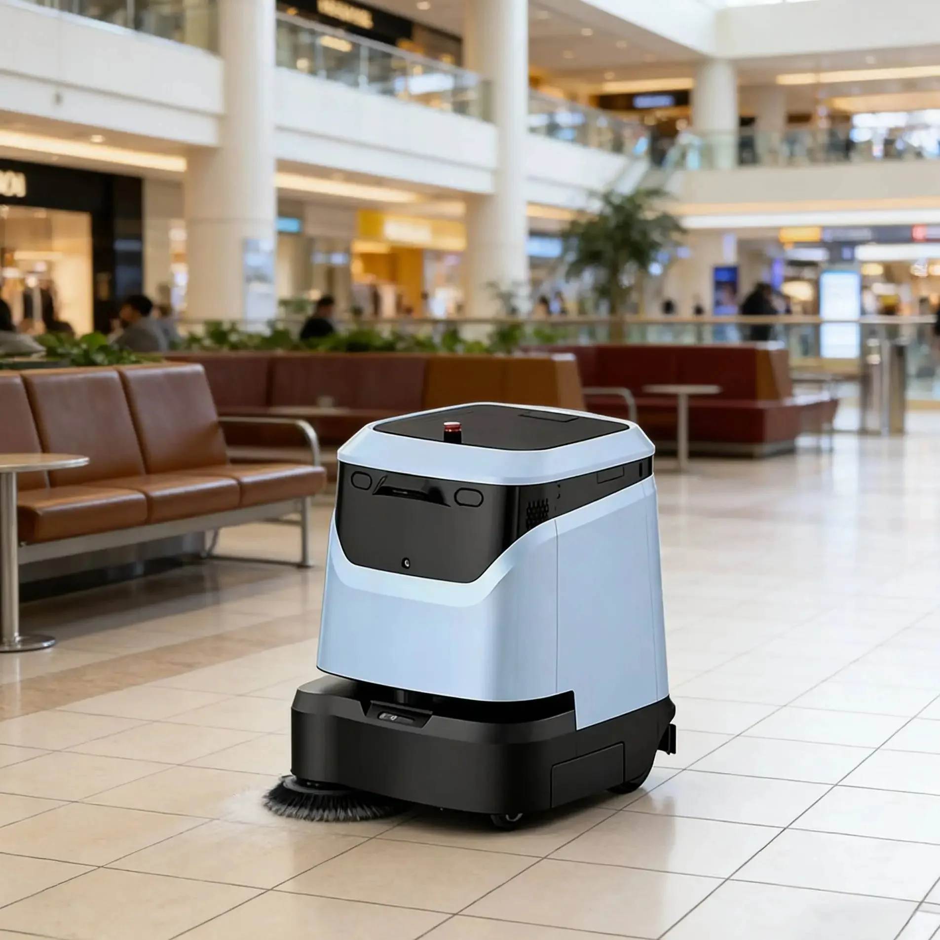 Automatic Navigation Commercial Cleaning Robot Vacuum Cleaner - Rechargeable Mopping, Cordless Robot Vacuum Floor Cleaner