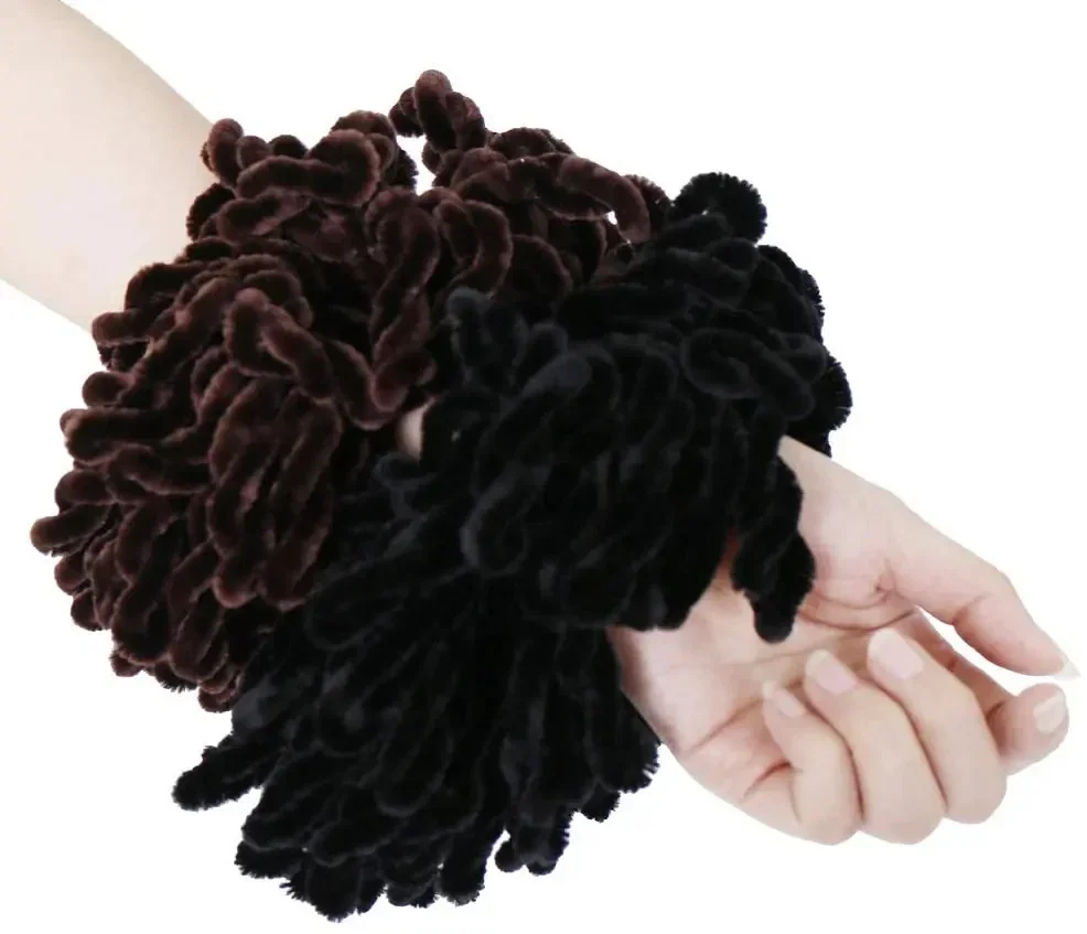 2024 New Scrunchie Volumising Hijab Plain Big Hair Ring Tie Bun Clip Hijab Scarf Volumizer Scarf Muzułmańskie nakrycia głowy dla kobiet — zdjęcie 2