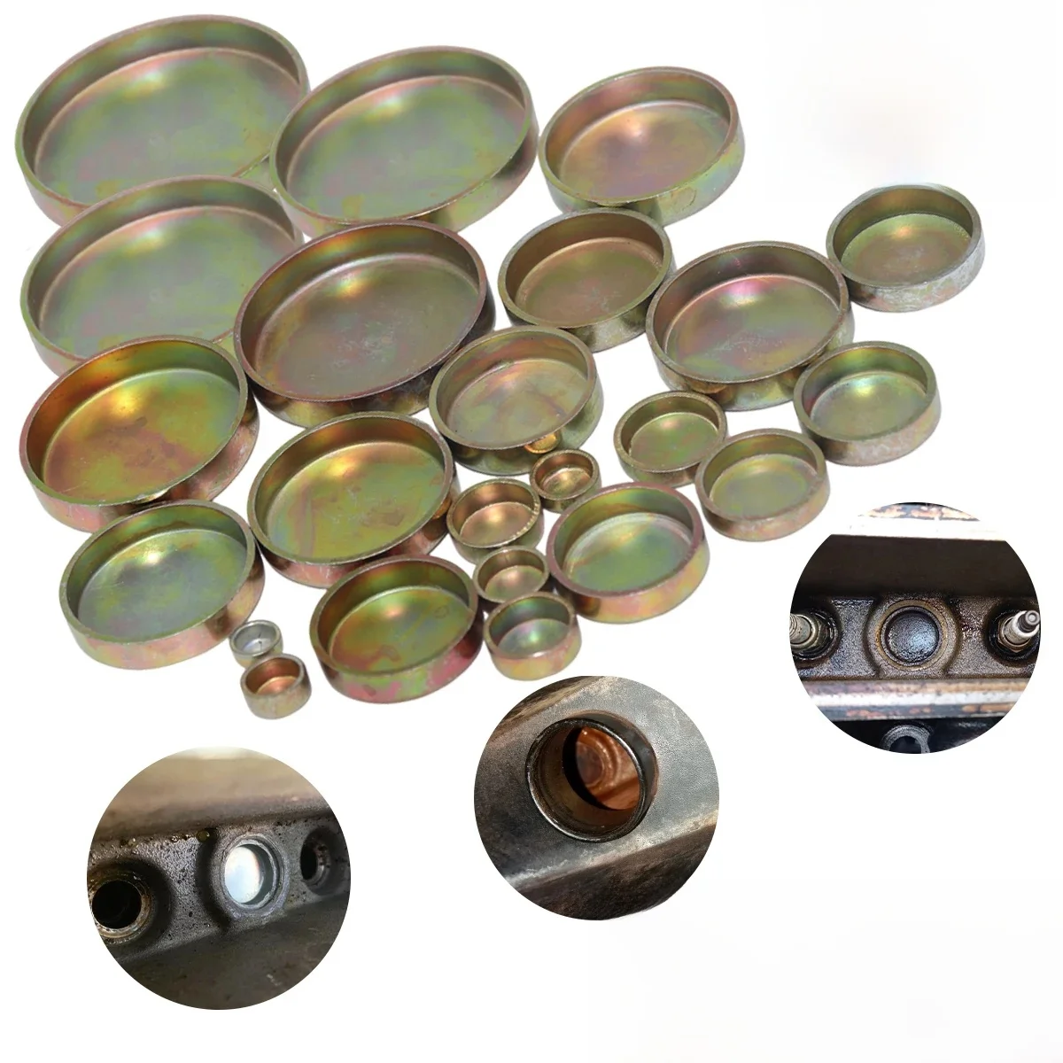Bouchon de noyau de moteur universel 8-50mm, capuchon d'extension de gel zingué pour bloc de culasse, couvercle de gel Welch de remplacement, nouveau