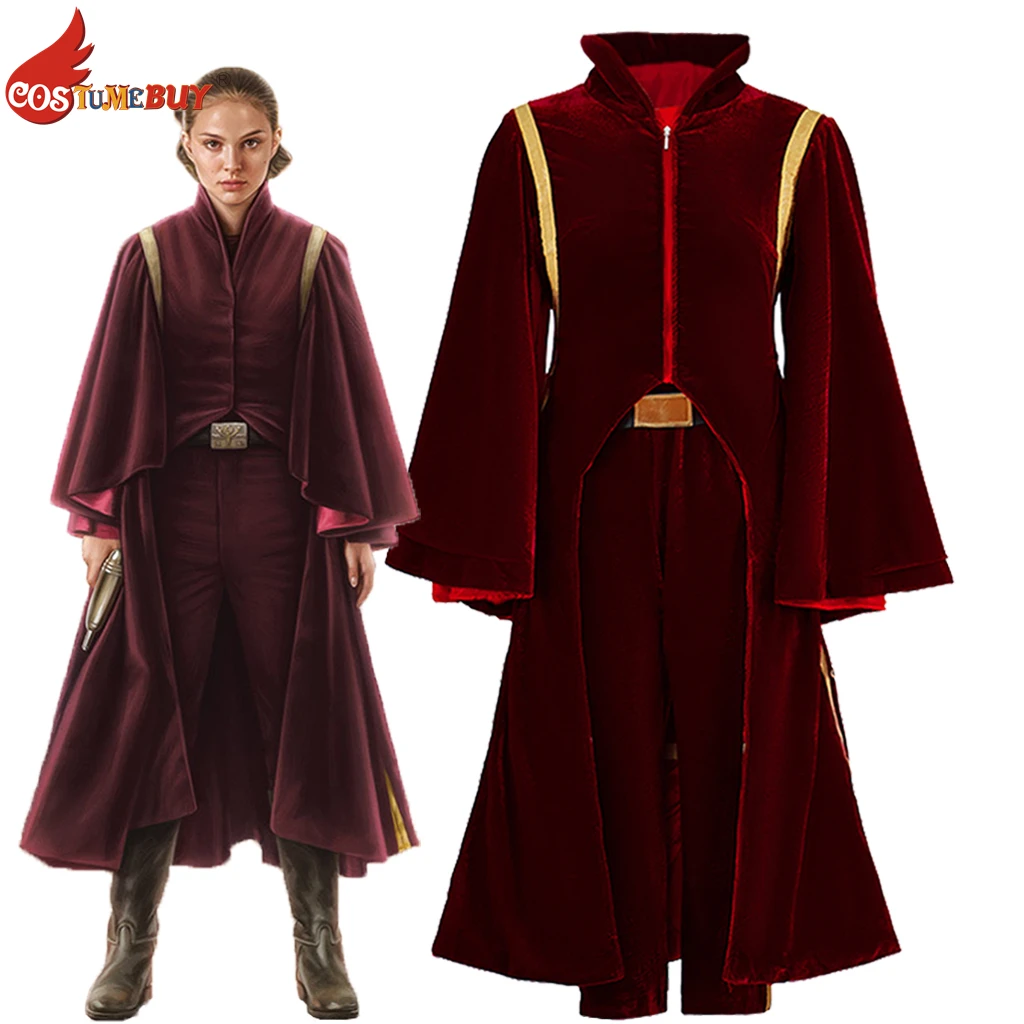 CostumeBuy Padme Queen Amidala Cosplay Film Costume,Women's Dress with Skirt Coat Trousers Party Halloween Outfits