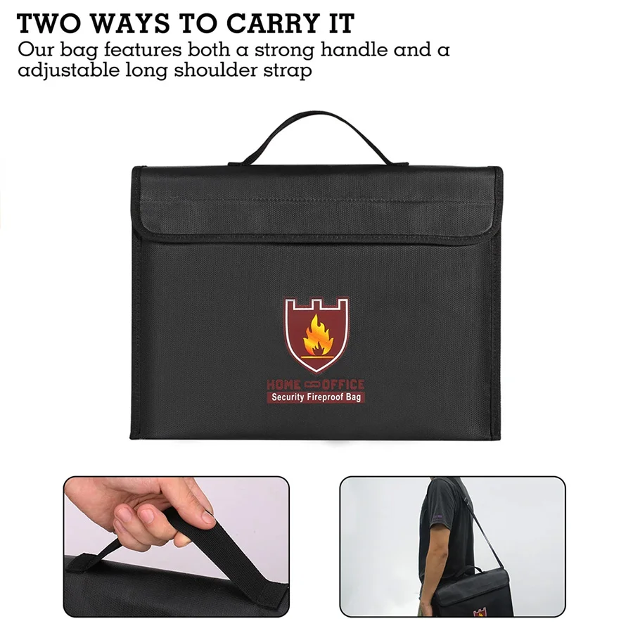 File Bag with Combination Lock Large Capacity File Organizer Portable Valuables Organizer Bag for Business Traveling