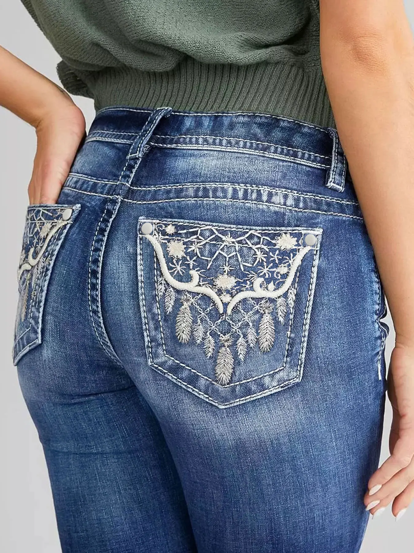 Damskie spodnie dzwony, rozszerzane, retro, modne, podkreślające figurę, dopasowane, elastyczne, streetwearowe.