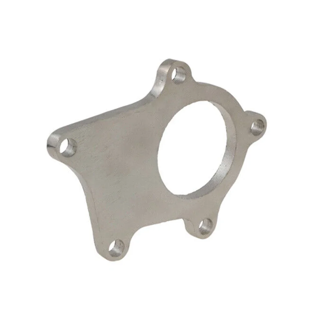 Adaptateur de tuyau d'échappement Turbo, 5 boulons, bride en acier, accessoires de voiture, T3/T4