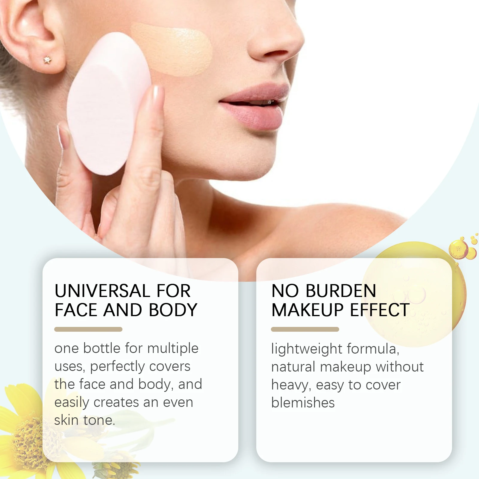 Eelhoe 80g Blijvende Make-Up Concealer Crème Natuurlijke Kleur Matte Olie Controle Waterdicht Verhelderende Huidskleur Volledige Dekking Smet