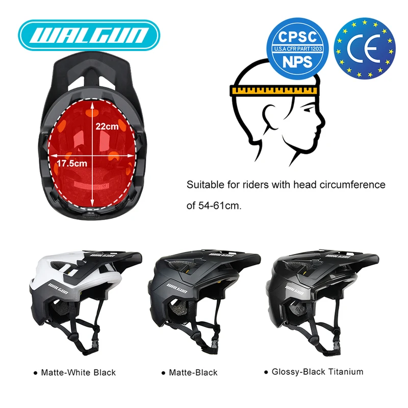 Capacete de Ciclismo MTB Enduro com Viseira para Adultos — foto 6