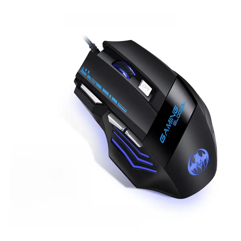Computador mouse gamer wired gaming mouse rgb backlight silencioso 7200 dpi ratos ergonômicos com