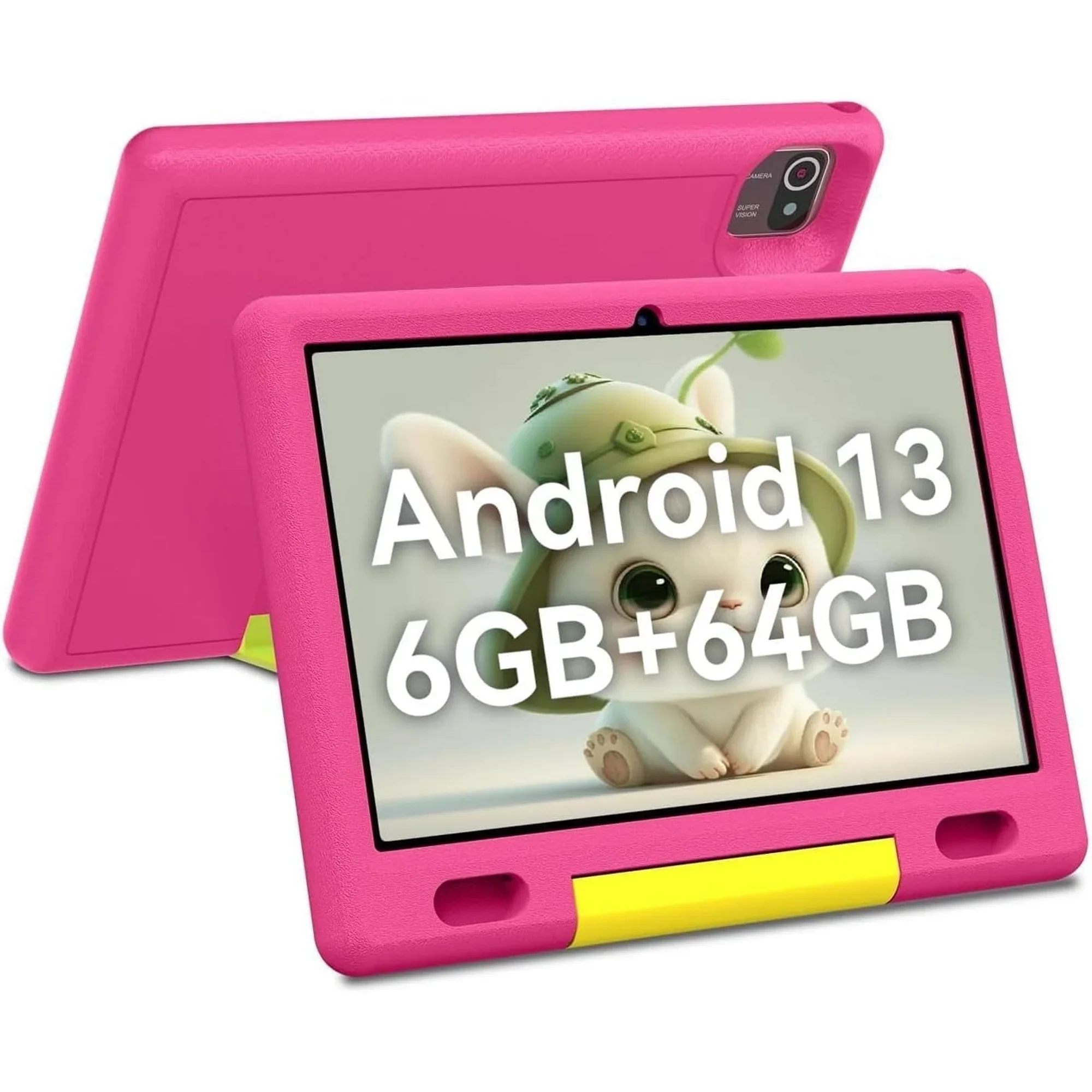 Bestski 10-Zoll-Kinderkablett Android 13 Kid Tablet, 6GB RAM, 64GB ROM, Quad-Core-Prozessor, Kidoz vor installiert, Kinder sicherung