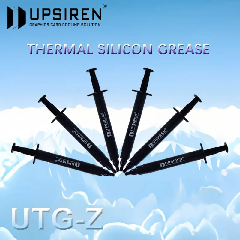 

UPSIREN UTG-Z термопроводящая смазочная паста для графического процессора ноутбука, теплопроводящая смазка, радиатор корпуса