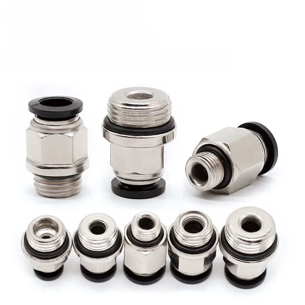 GPC Air Pneumatic Fitting Quick Connector 4-M5 6-M5 4mm 6mm 8mm 10mm 12mm Gwint męski 1/4 1/2 1/8 3/8 Rura węża sprężonego — zdjęcie 2
