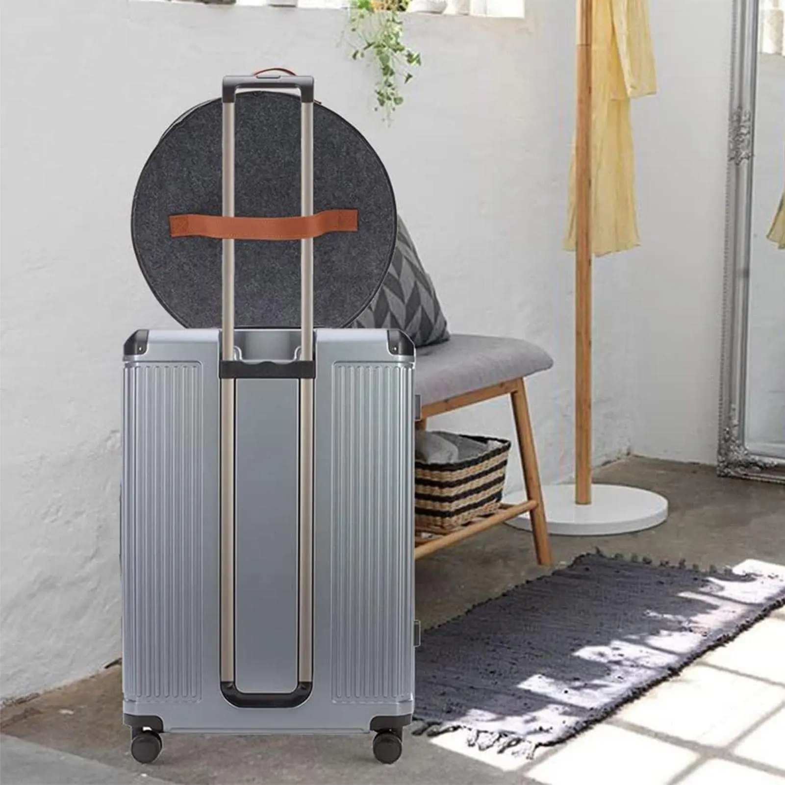 Hat Storage Box Travel Hat Box Large Round Hat Carrier Case Organizer or Women Cowboy Hat Organizer FoldableTravel Cap Boxes