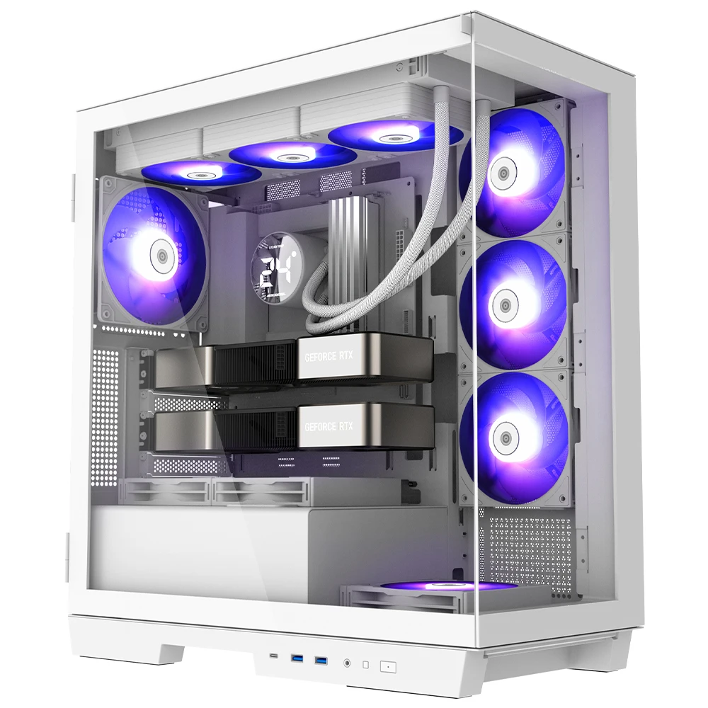 3RSYS T300 Quiet BTF Computer PC Case (White)