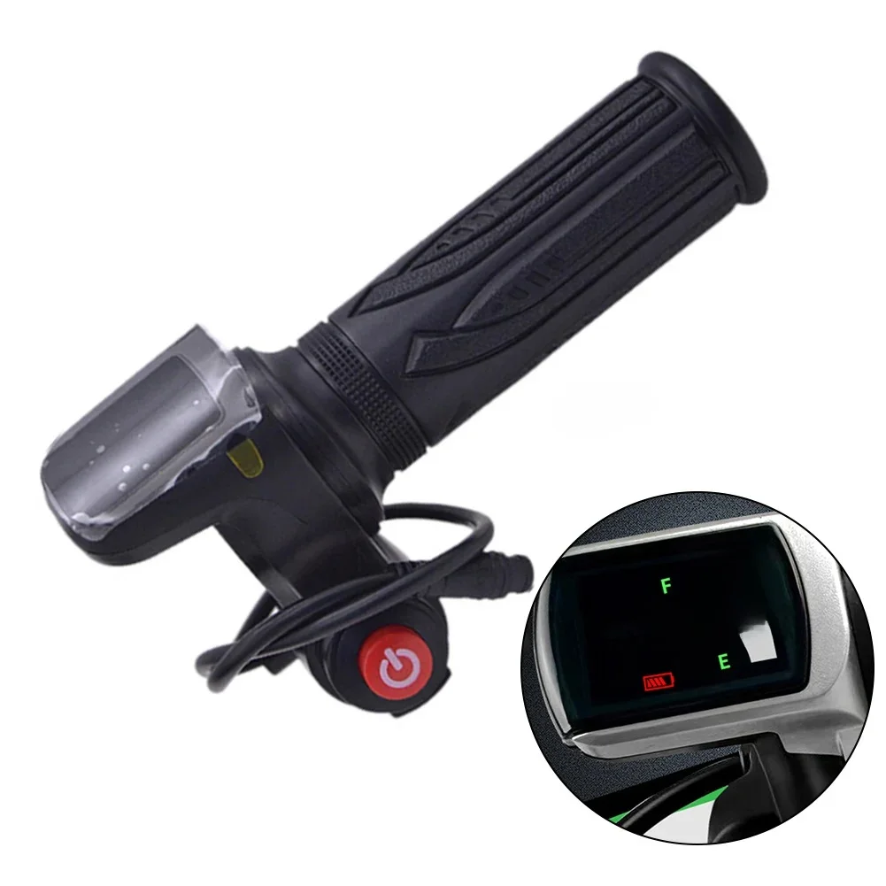 AliExpress MEROCA Electric Bike Twist Throttle 36V 48V Grip Speed Display For All Electric Scooter 6 Pin Waterproof Interface With/without Keys