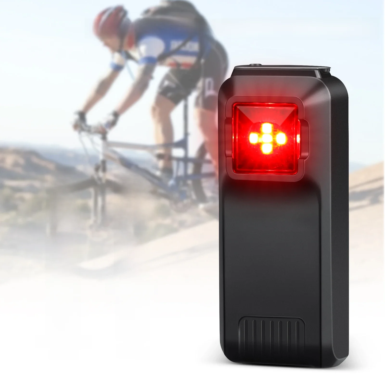 AliExpress UK W100  Bicycle Radar Taillight Bike Rearview Sensor Compatibility with Cycling Cyclocomputer IPX6