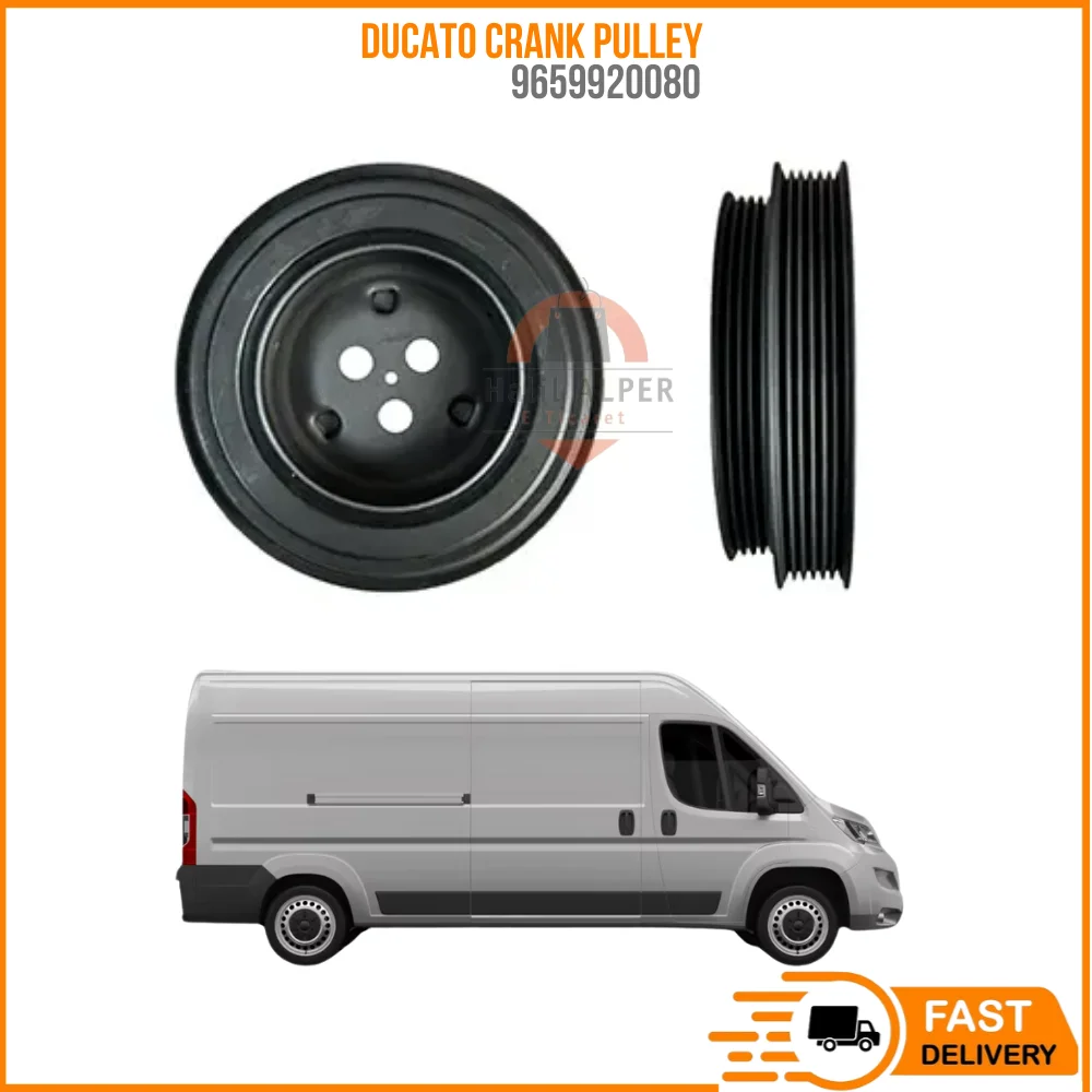 FOR DUCATO CRANK PULLEY OEM 9659920080 SUPER QUALITY HIGH SATISFACTION REASONABLE PRICE FAST DELIVERY