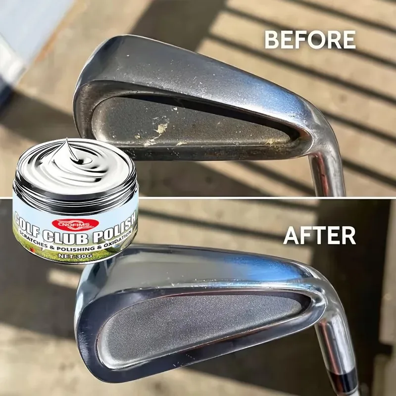 Golf Club Polishing Wax Rust and Scratch Remover Metal Shine Restorer for Sports Equipment and Golf Clubs