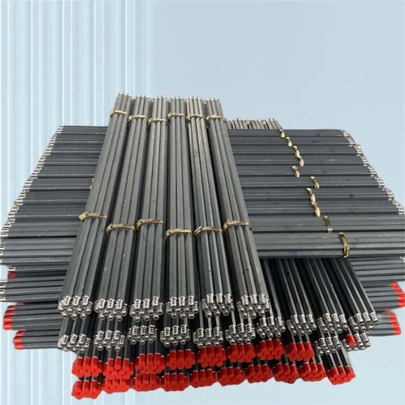 採掘工具B19ドリルパイプ、採掘用削岩ロッド、地質用ネジ式ドリルパイプ、採掘用B22アンカードリルロッド