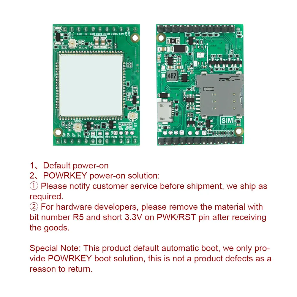 SIMCOM A7672SA core board A7672SA-FASE макетная плата LTE CAT1 + 4G + 2G