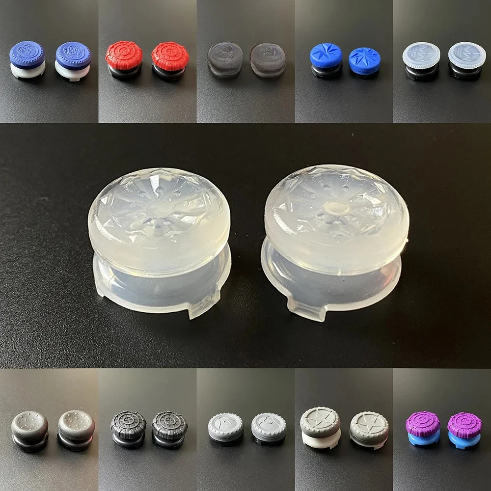 Capuchons d'extension de poignée pour manette de jeu PS4, PS5, 2 pièces, poignées de pouce, couvertures hautes/basse pour Playstation 4 5