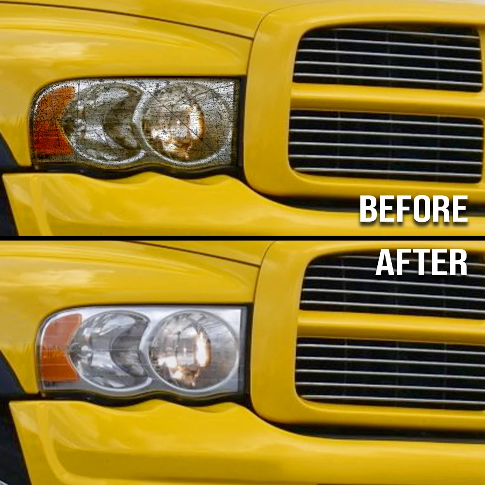 غطاء عدسة المصباح الأمامي واضح صالح ل 2002-2009 دودج رام 1500 2500 3500 مقاومة للاهتراء سهلة التنظيف مقاوم للماء متين