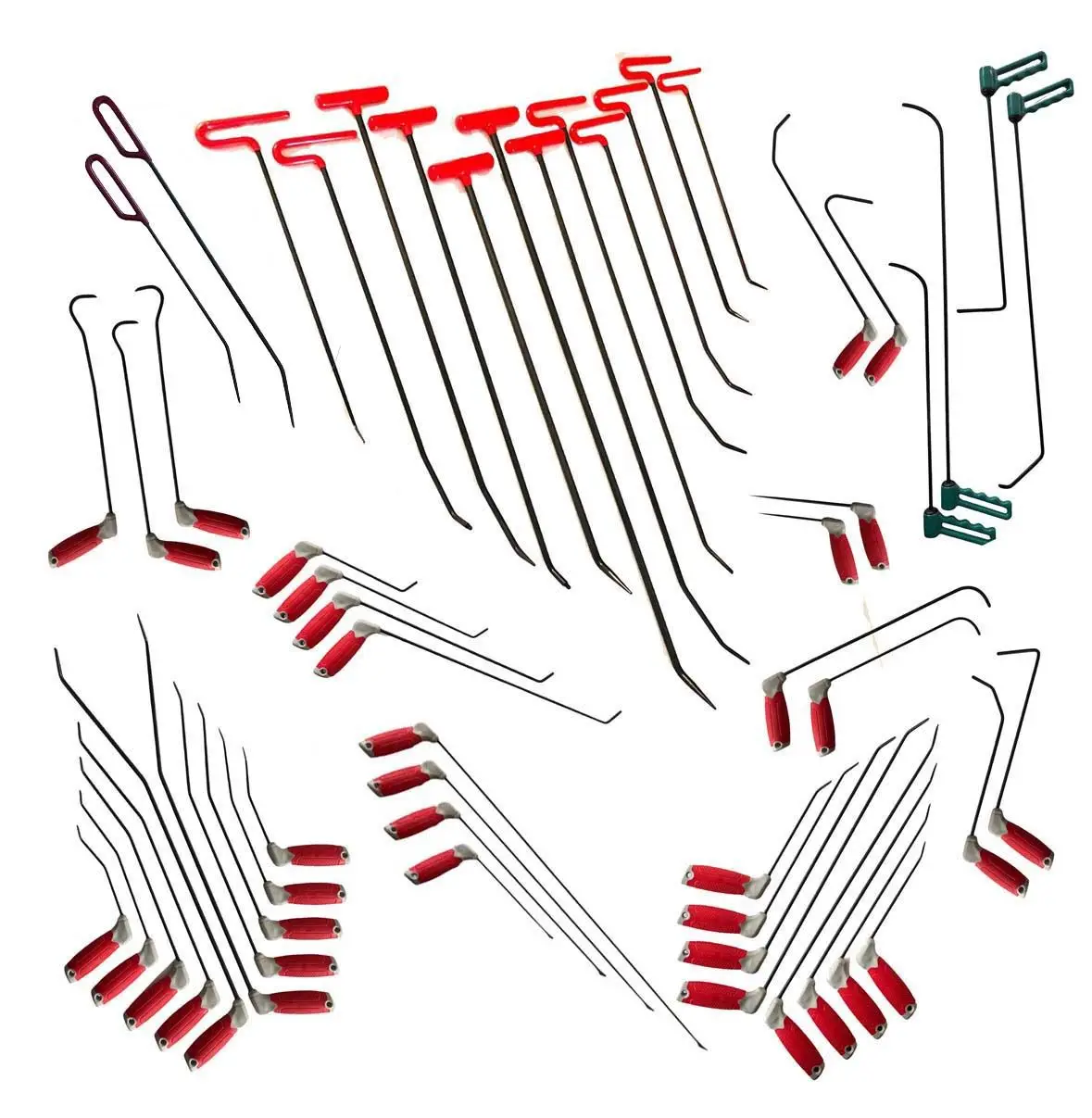 

PDR Set 55 Pieces Rod Set Heat Treated Oxidised Whail tails Rod Set Ergonomic Rubber Covered Handle