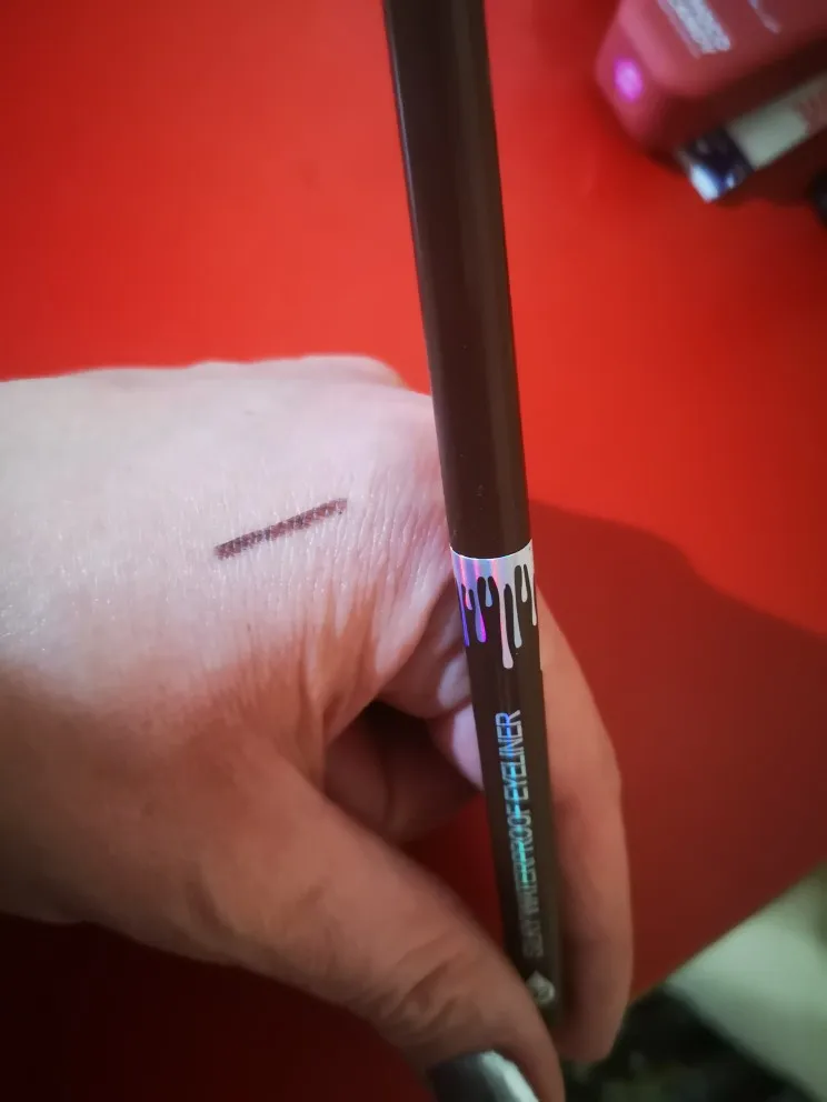 Smooth Eyeliner Gel Pencil Waterproof Long-lasting Ultra-fine Natural Soft Non-Smudge Black Brown Eyeliner Pen Makeup for Eyes photo review