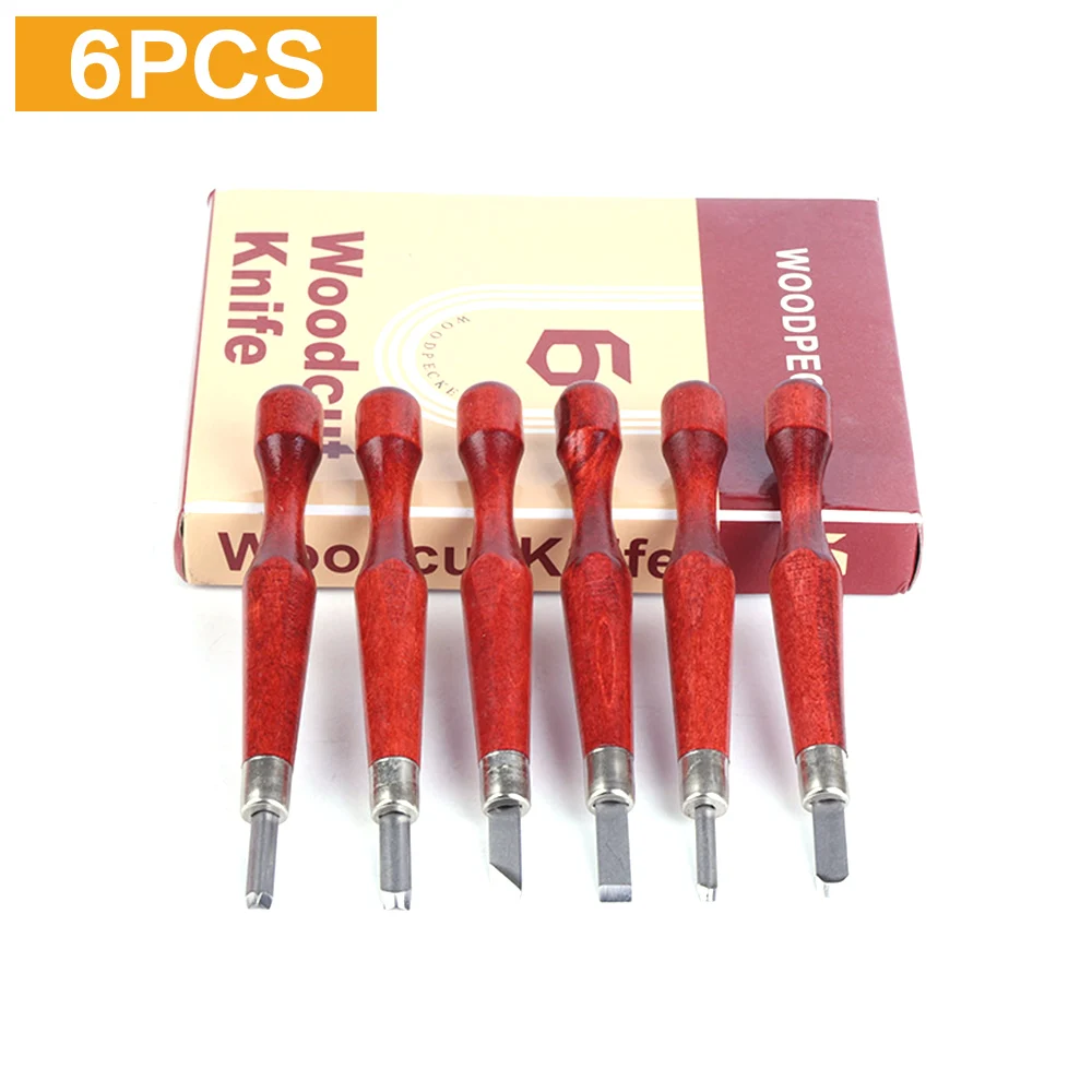 STONEGO Wood Carving Tool Hand Chisels Carving Knives Kit for Carving Wood, Resin and Clay,Soapstone, Pumpkin, Fruit, Vegetables