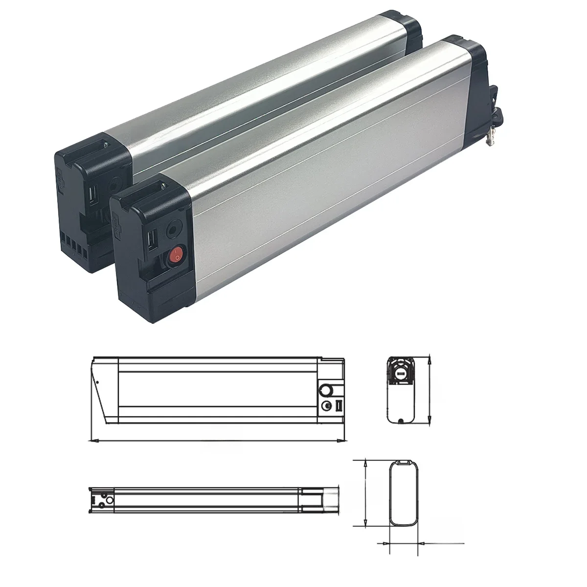 Biria S2 36V 48V 10. 4ah 12.8ah 14ah Voor Pvy Z20 Pro Elux Sierra E-Lux Epik Se Wido E-Vouwbatterij - afbeelding 2