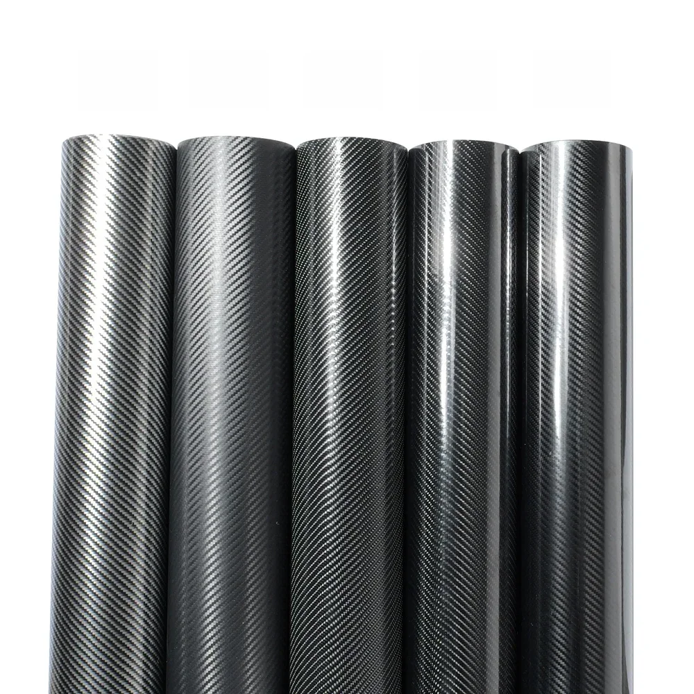 Adesivos de carro 2d 3d 4d 5d 6d brilhante fibra carbono vinil envoltório filme carro motocicleta