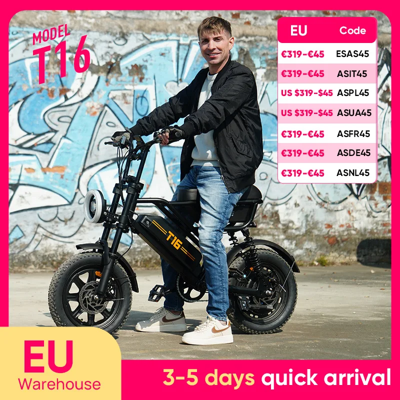 1000WAll-Terraine-bike,16x3"FatTires,48V15.6AhRemovableBattery,120kmTopSpeed,LCDDisplay-AliExpress18