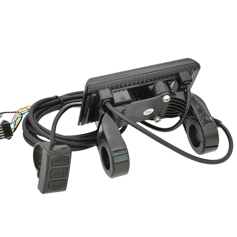 AliExpress NONE A57T SW900 LCD Display Meter Control Panel 24 36 48V 52V 60V Electric Scooter 6 Pins Plug Riding Speed Time Power Display