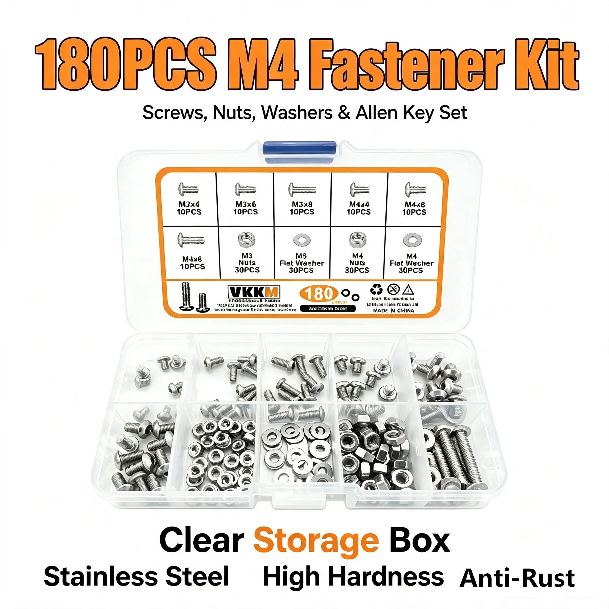 Furniture Hardware Kit - VKKM Kit d'assortiment de fixations en