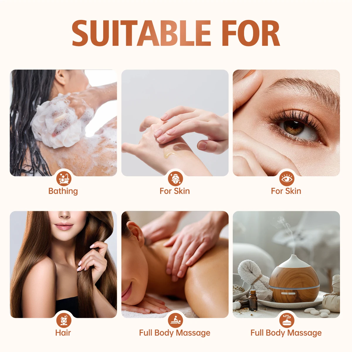 زيت اليانسون النجمي العطري بنكهة التوابل، مناسب لتدليك الجسم والعناية بالشعر.