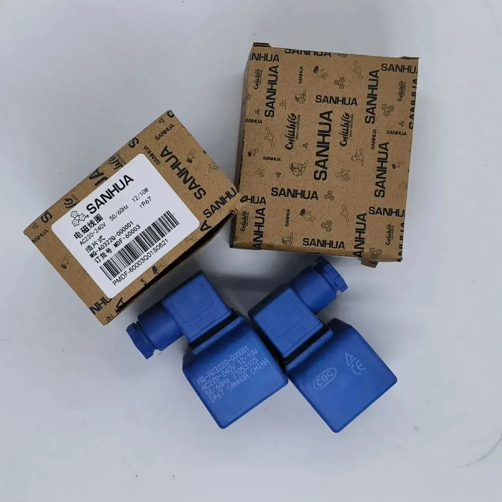 Sanhua AC220V-240V Coil for MDF Series Solenoid Valve, MQ-A0322G-000001, MDF-60003, 12W(50hz) 10W(60hz)