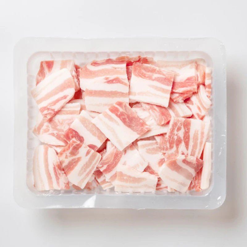 Korea Agricultural and Fisheries Frozen Pork Belly Cold Ginseng Import Pork Cutting Ratte Pork 1kg