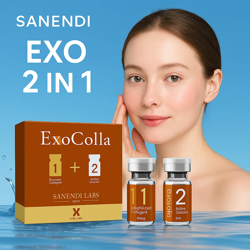 EXOSet 2 in 1  Vita NAD PDRN Essence Collagen  Serum Facial Lifting Hydrating korean Skin Care beauty product liquid solution