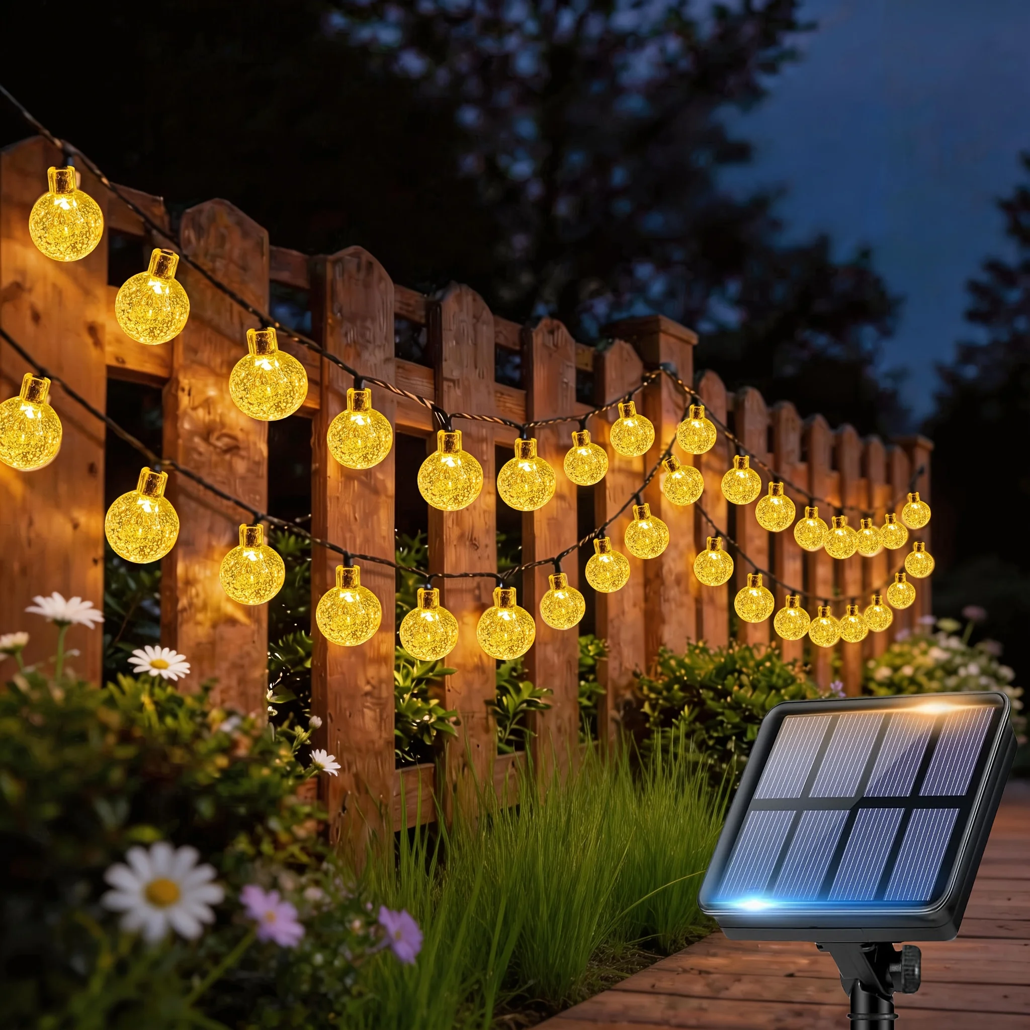 Outdoor Power For Wedding - Solar String Lights Outdoor, Solar Powered