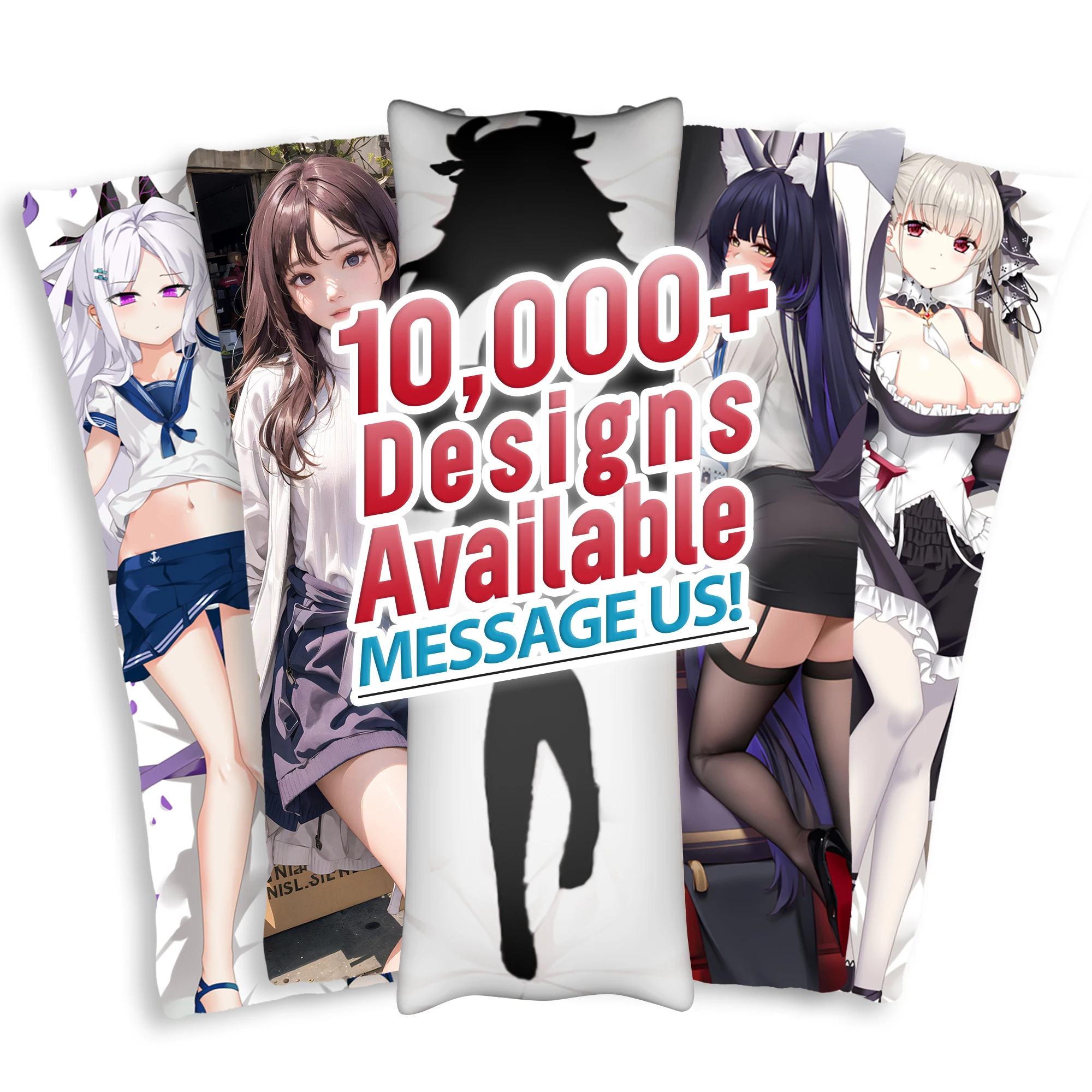 DAKIMAKURA-Juste de coussin personnalisée pour chambre à coucher, taie d\'oreiller personnalisée, taille réelle, bricolage, anime japonais,