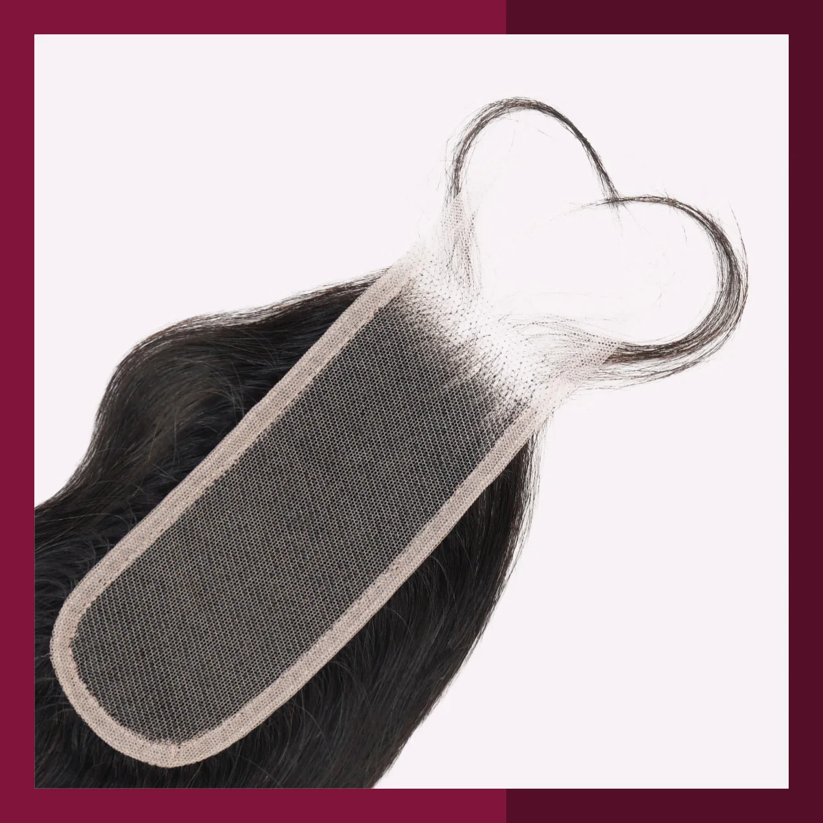 Starlet 100% شعر بشري بكر غير معالج 2X6 إغلاق الجسم المموج (10 "-18") #2