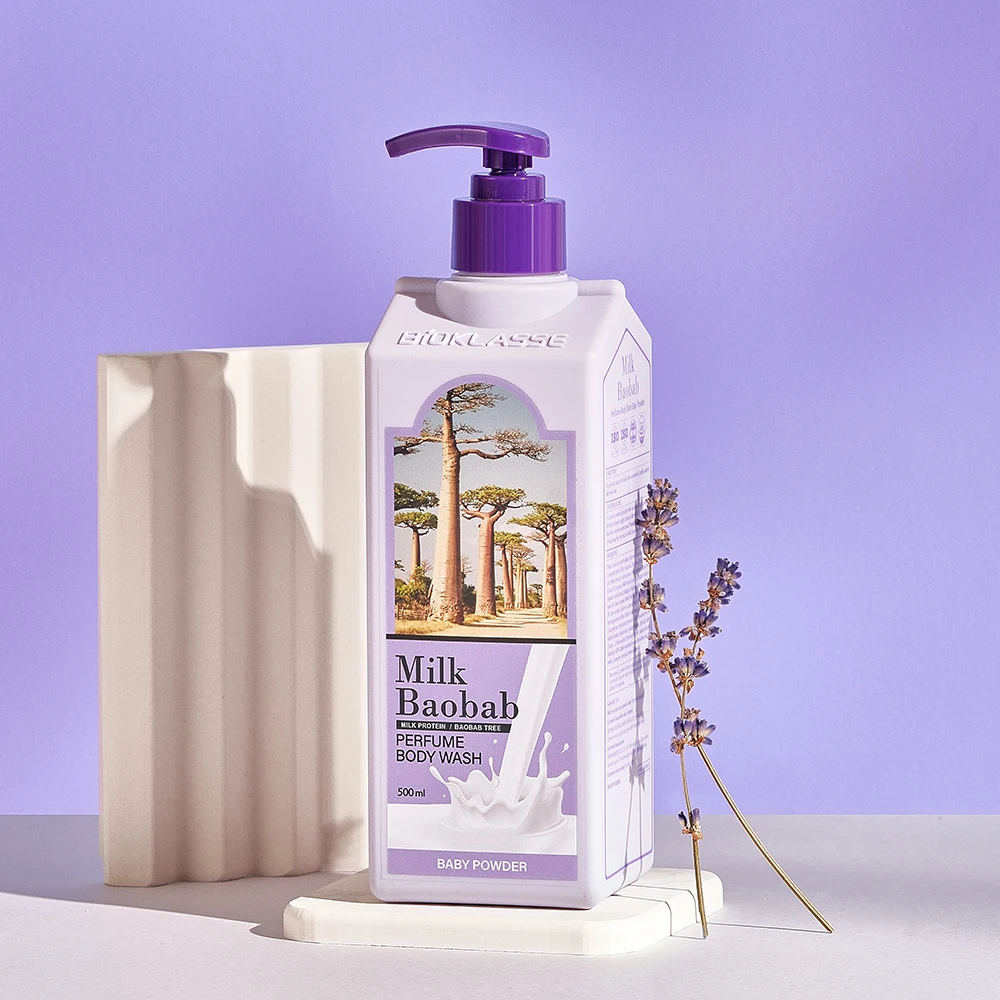 [Leche Baobab] perfume gel de baño polvo para bebé 500ml