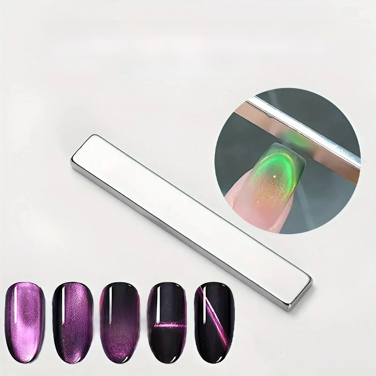 Nail Art Magnetic Pen 3D Cat Eye Painting Nails Art Design Dual-Ended Magnet Wand Gel Polish Magic for Manicure DIY&Salon Tools — zdjęcie 2