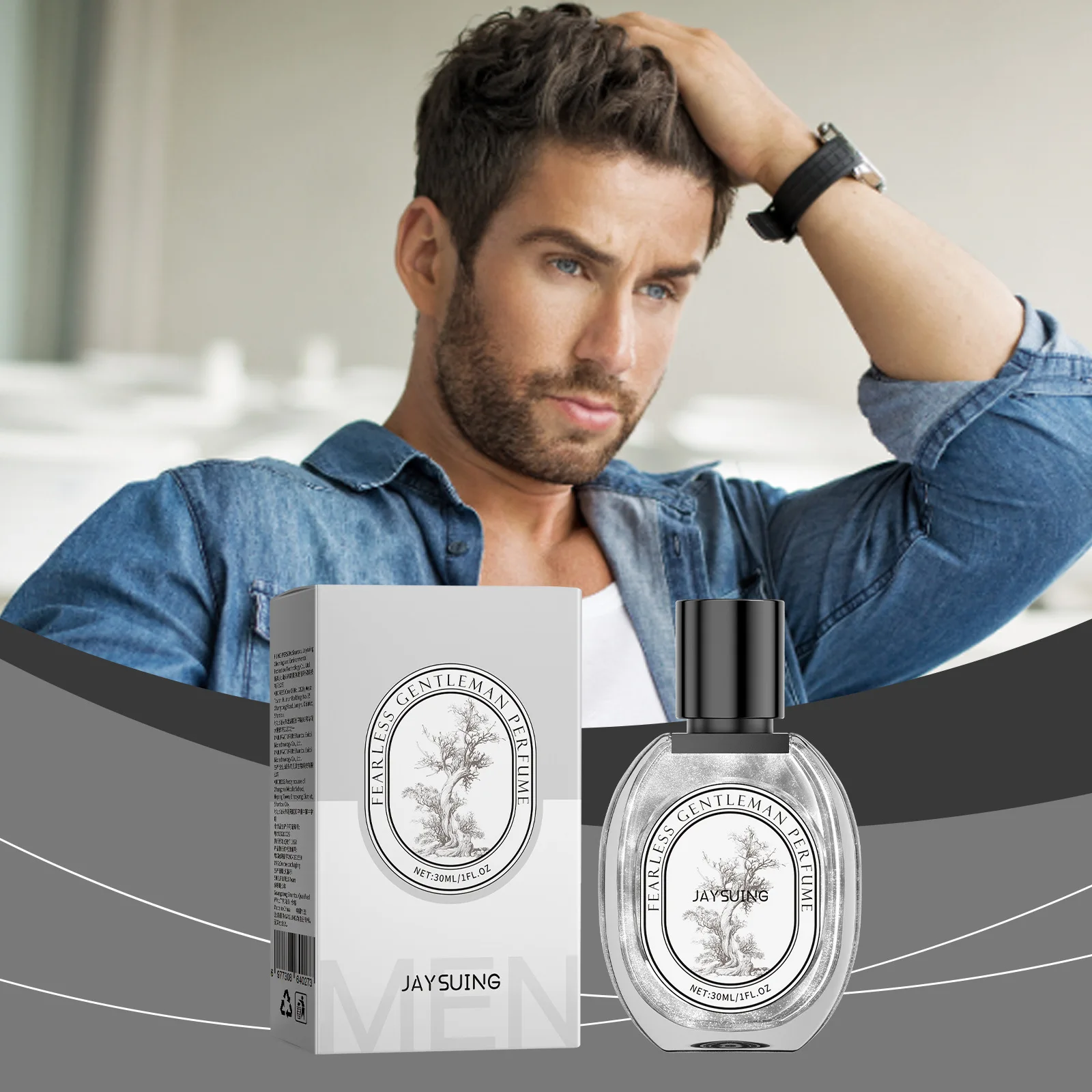 Gentleman Perfume Pheromone Perfume Original Light Fragrance Long Lasting Scent Refreshing Durable Odor Removal Christmas Gift