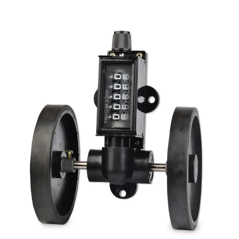 Z94-F mechaniczny miernik koła 5 cyfr Spinning Cable folia plastikowa skóra długość licznik pomiarowy — zdjęcie 2