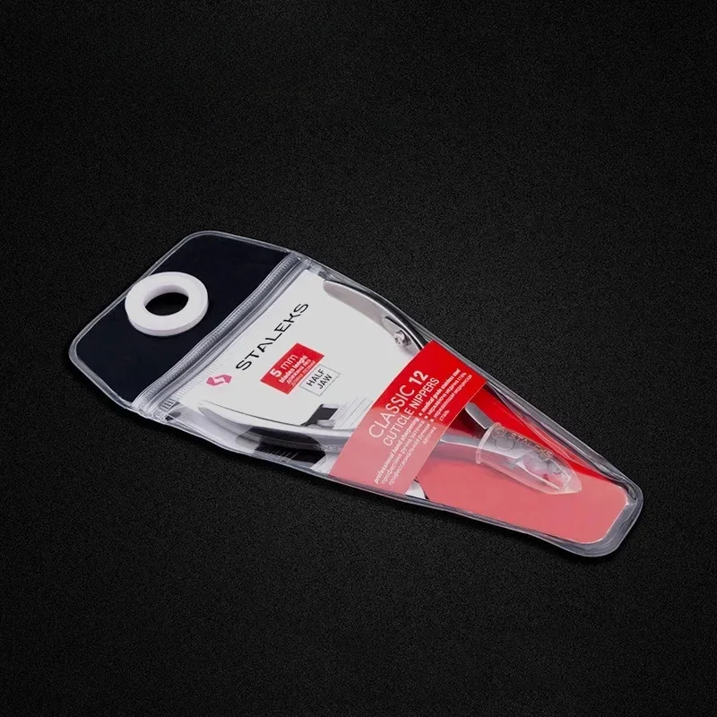 STALEKS 5mm ze stalowymi ćwiekami Art nożyczki do naskórka martwa skóra podnośniki wysokiej jakości Manicure Remover Cutter Nippers Nail Tools — zdjęcie 2