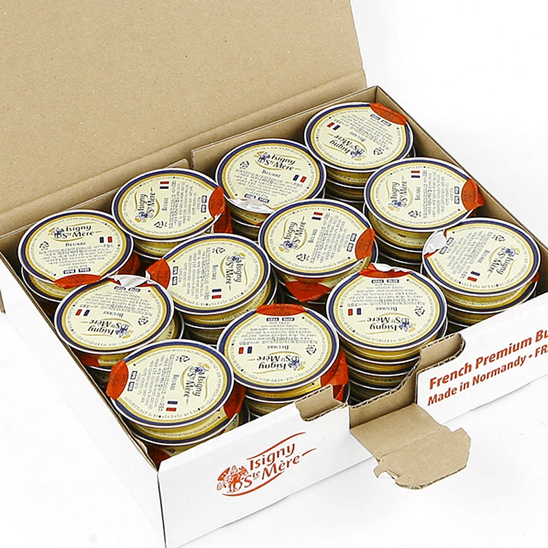 Isigny_unsalted_portion_butter_10gx60pieces + icebox