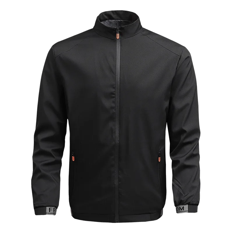 

Men Casual Jackets Breathable Windbreaker Coat Spring Autumn Jacket Tactics Outdoor Sports Hiking Outwear Black Men 5XL