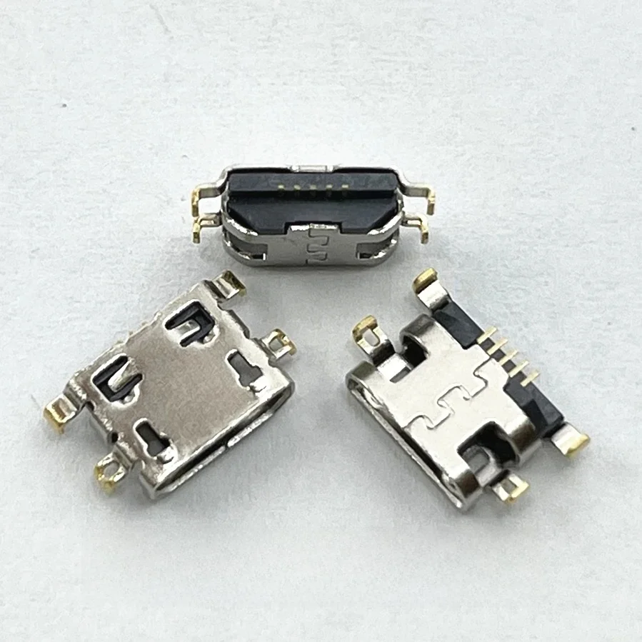 10-100 szt. Złącze USB 5-pin do ładowarki nowy dla Moto E6S XT2053 Lenovo A360T K6 A320T A5860 XL5 LA5K6 ZP1000 — zdjęcie 2