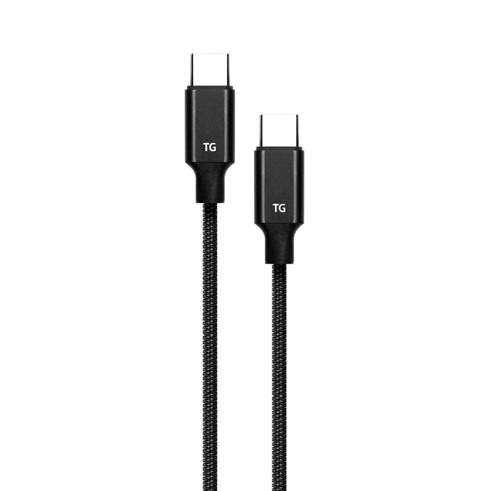 PD60W USB C Type C to C fast charging cable tgae151d Black