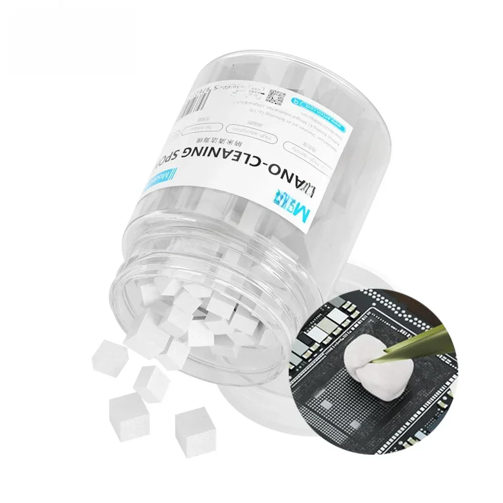 MaAnt MY-065 Nano éponge de nettoyage lingettes sans poussière outil pour l'élimination de la colle d'écran de téléphone portable/appareil photo/ nettoyeur d'huile de Flux de soudage PCB